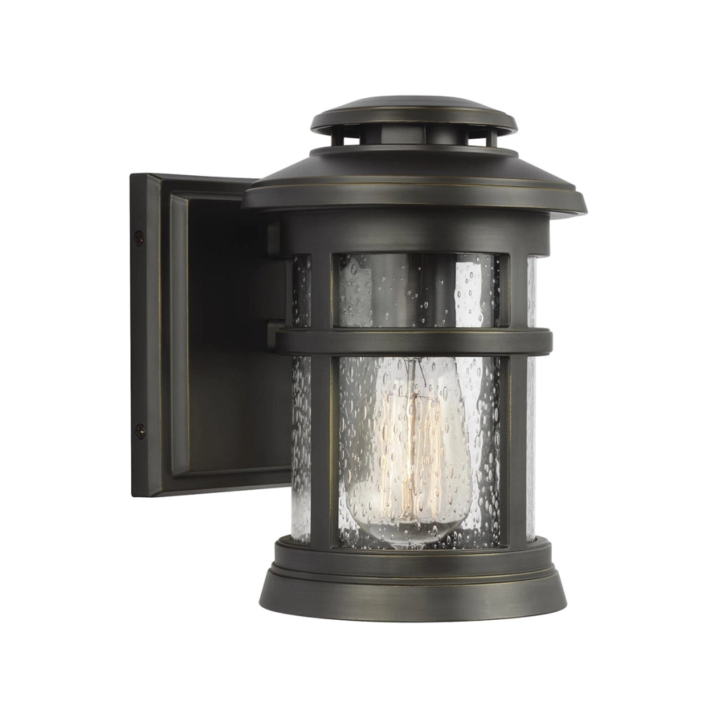 Applique esterna Feiss Newport bronzo antico E27 60W