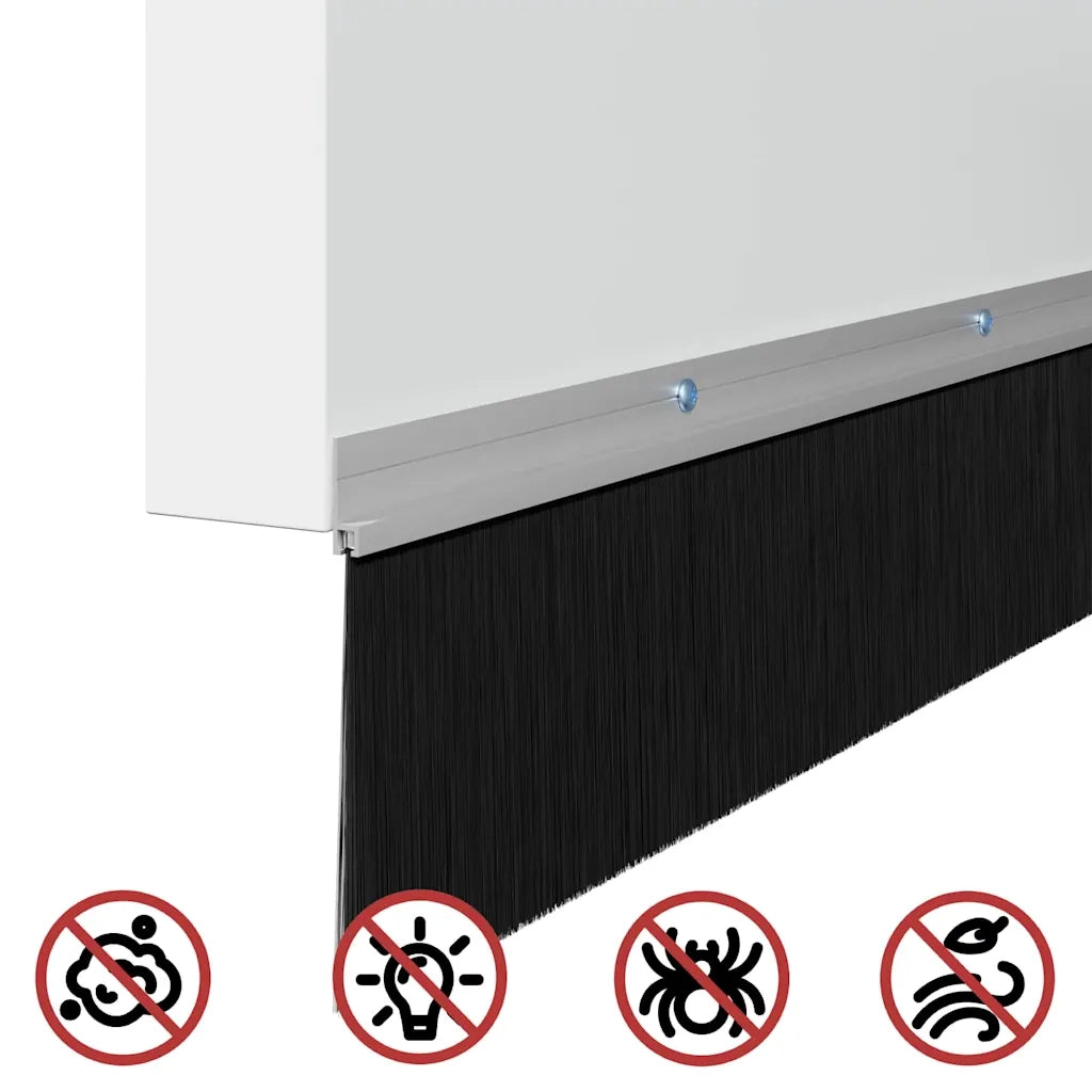 Spazzole per porte a vite 6 pz Argento 100 cm CFW2358278