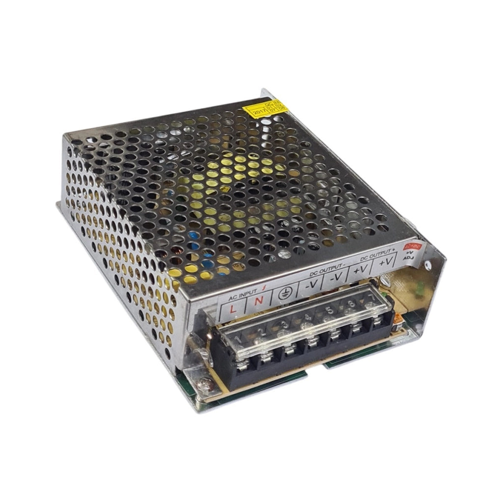 ALIMENTATORE STABILIZZATO 12V 10A TELECAMERE AC/DC CON PROTEZIONI INTEGRATE