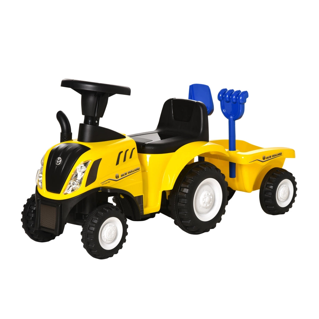Trattore Giocattolo per Bambini ¨C Minimal ¨C Giallo 91x29x44 cm