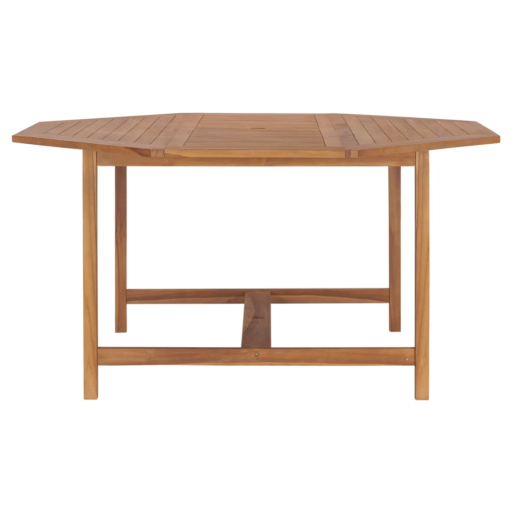 Tavolo da Giardino 150x150x75 cm in Legno Massello di Teak 49009