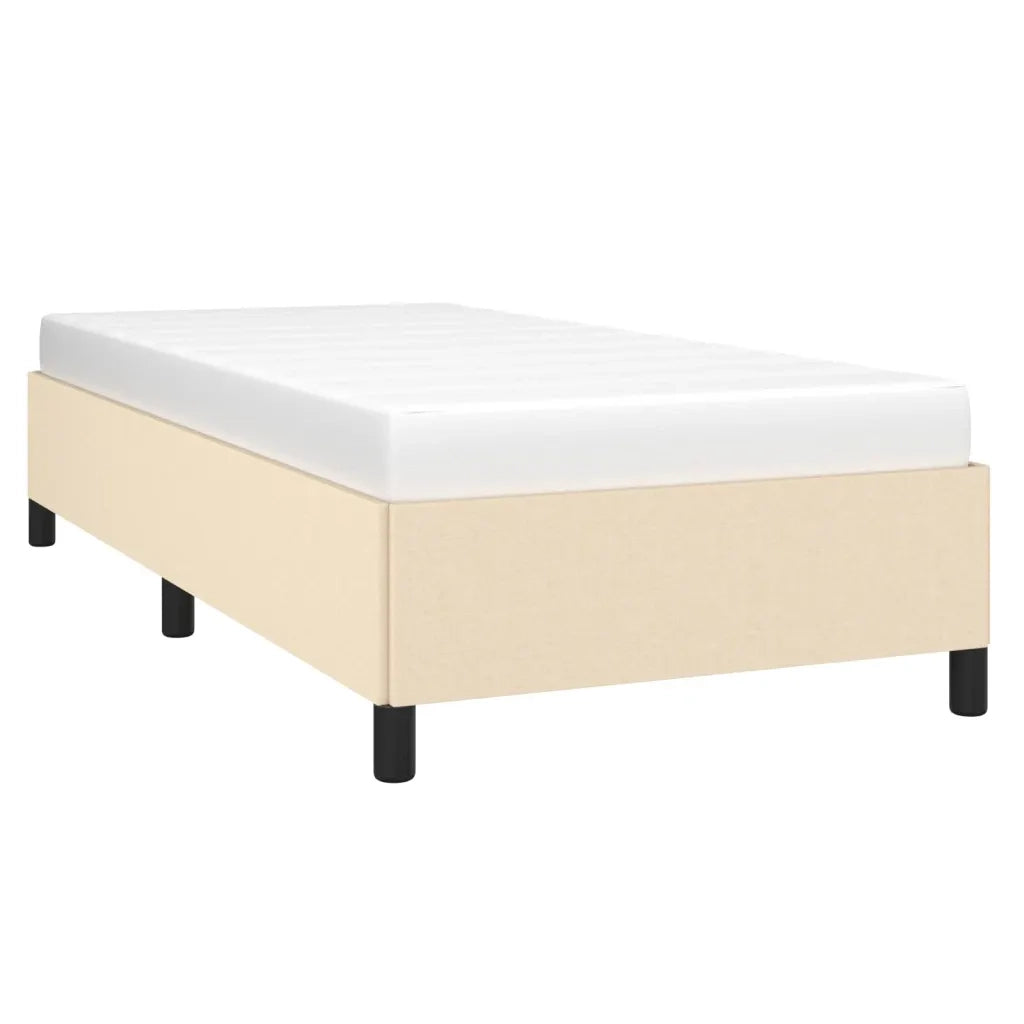 Giroletto senza Materasso Crema 90x190 cm in Tessuto 347031