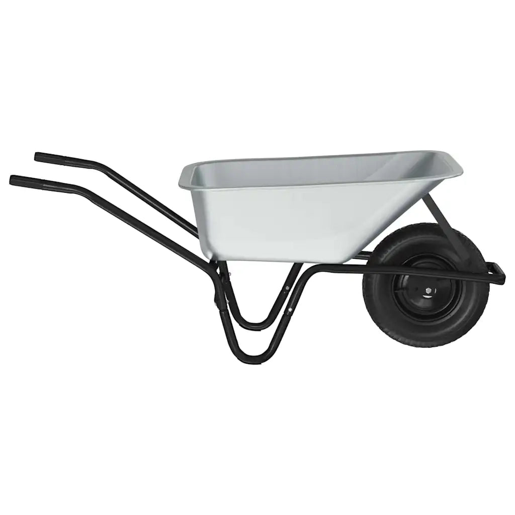Carriole Argento e Nero 141 x 60 x 57 cm Acciaio 42007973