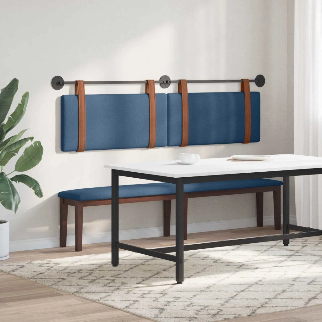 Testiera | Testata sospesa Blu PU Antico