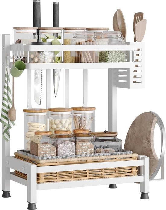 Rack da cucina in legno massello