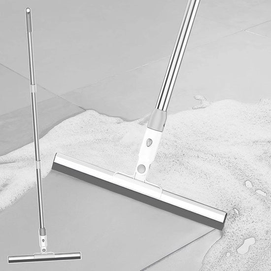 Trekka per acqua con lunga asta per pulizia finestre e pavimenti - set a 3 pezzi con cappuccio regolabile