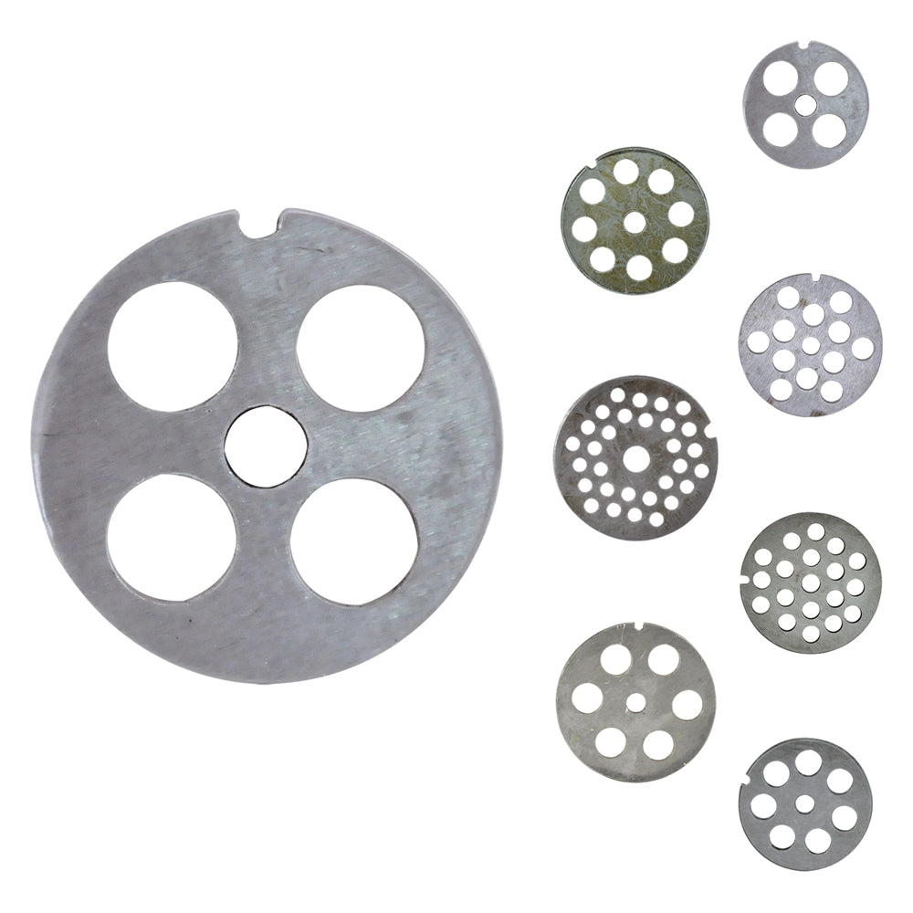 PIASTRA PER TRITACARNE MANUALE Per n.5 - 5 fori da 12 mm.  - REBER