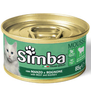 ALIMENTO PER GATTI 'MOUSSE' manzo e rognone - gr 85- 24 pezzi  - MONGE