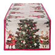 Runner Natalizio per Tavolo da Cucina Shabby Chic Blanc Mariclò