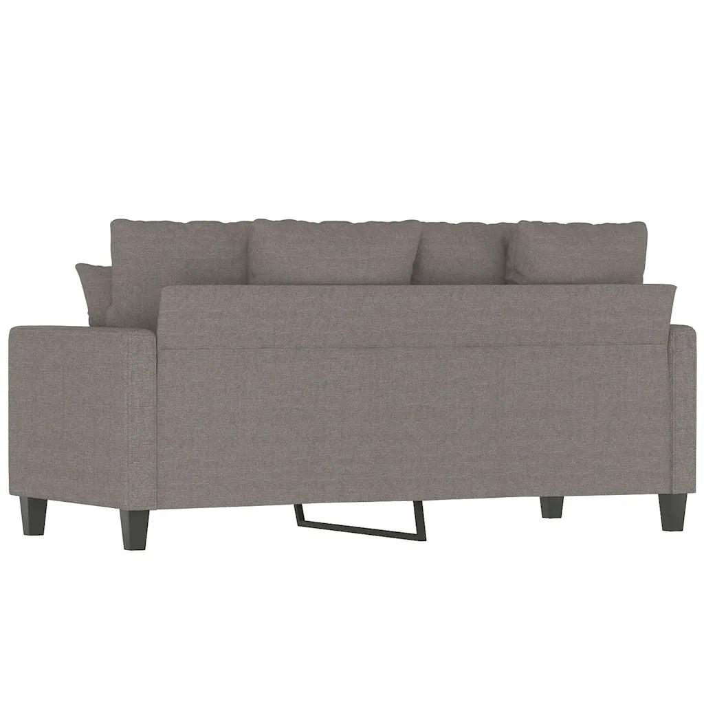 Divano a 2 Posti-Sofa 2 Posti Tortora 140 cm in Tessuto 357756