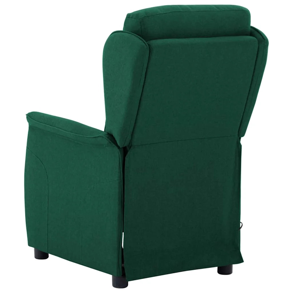 Sedia da massaggio Verde Scuro 93.5 x 67.5 x 101.5 cm Tessuto 348355