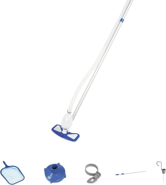 Kit di pulizia per piscine - Aspiratore a vuoto e accessori