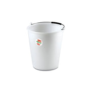 Secchio Senza Becco in Plastica Bianco 9 Litri