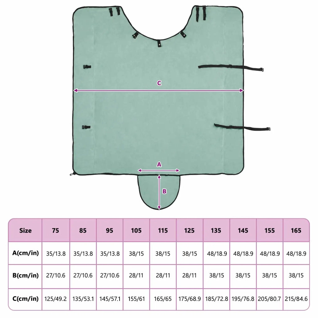 Coperta per Cavalli Verde speciale 145 cm Poliestere 42013314