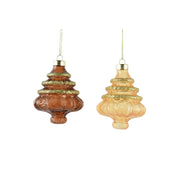 Ornamento Albero Vt trasparente ass d8,2cm H11,6
