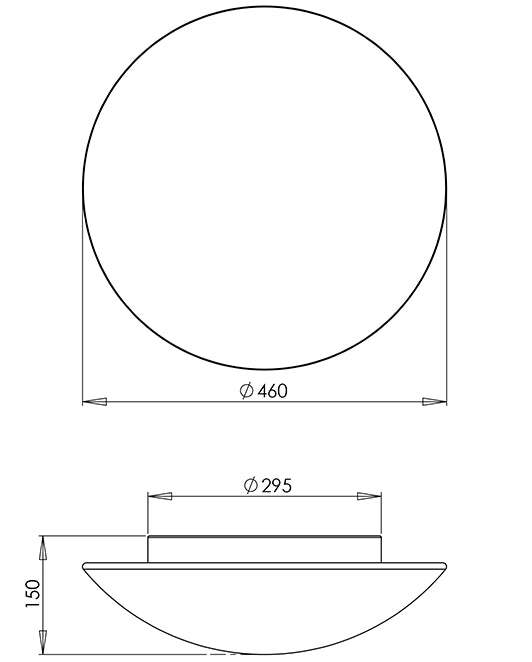 Plafoniera Pandora E27 2x75W in metallo e vetro soffiato bianco, Diametro 460mm, compatibile Smart Luce - Fabas Luce