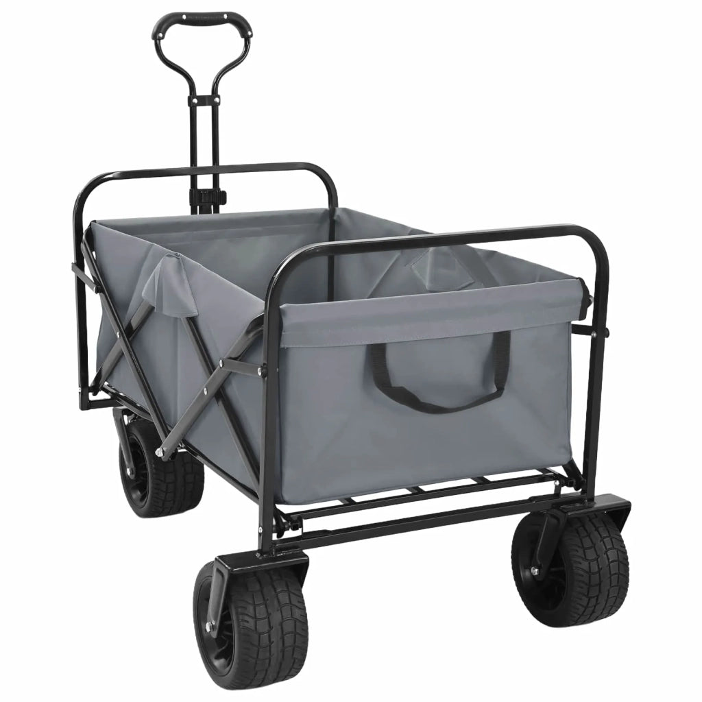 Carrello Pieghevole Grigio 89 x 63 x 96 cm CFW6716572