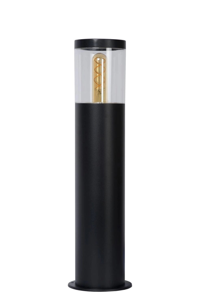 Lampada esterno a stelo Lucide Fedor E27 40W nera IP44