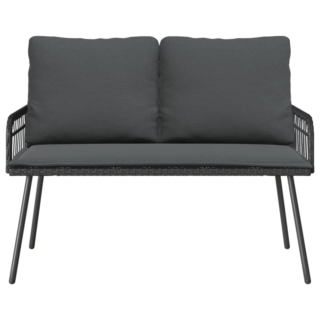 Panchina da giardino Antracite 114 x 64 x 90cm Acciaio 4108261