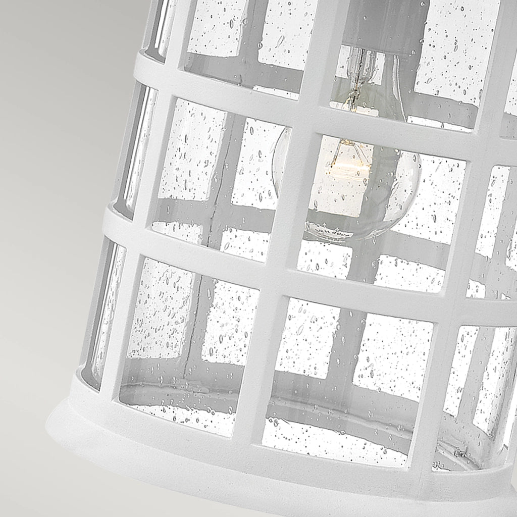 Applique da esterno retrò Freeport bianco E27 60W Hinkley