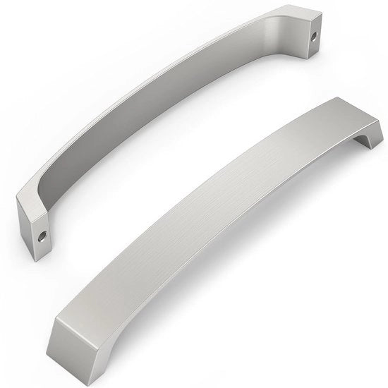 Griffe per mobili - 192 mm - satinato nichelato - 10 pezzi