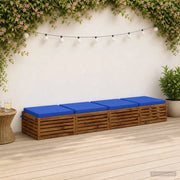 Cuscini per Sedia in 4 Pezzi SOEST 4 pz 100% Poliestere 944908