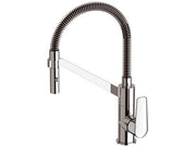 Miscelatore per lavello cucina di design con doccetta estraibile, serie vanity