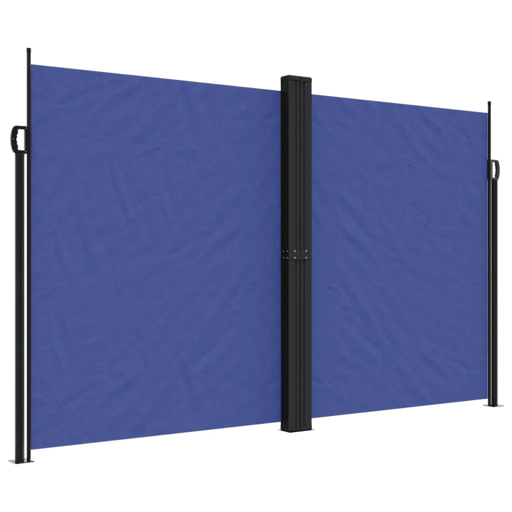 Tenda da Sole Laterale Retrattile-Tenda parasole per balcone per giardino Blu 200x1000 cm 936078