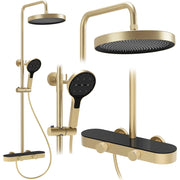 Set Doccia Rea Creo Brush Gold