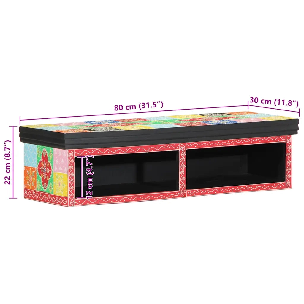 Mobile TV Multicolore 80 x 30 x 22 cm Legno multistrato 4017572