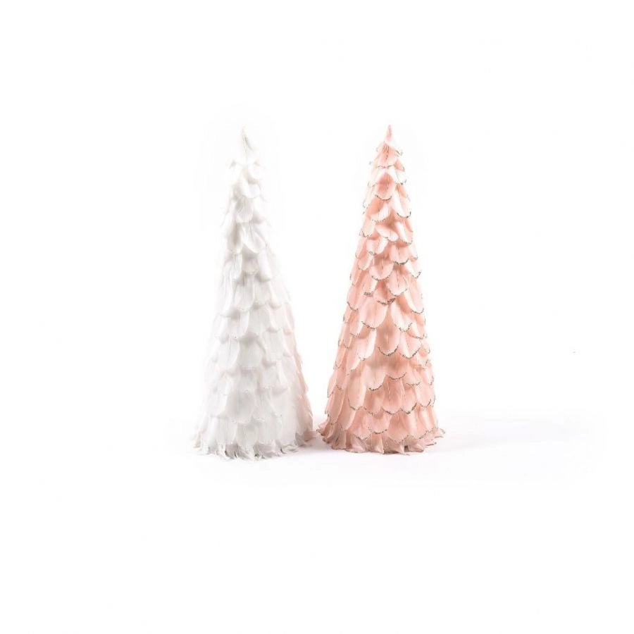Albero in piume diam 13xh40 cm prezzo caduno indicare il modello