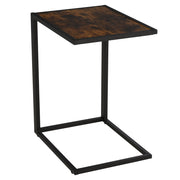 Tavolino da caff¨¨ a C ¨C Xylo ¨C metallo MDF marrone rustico 40,6x50,8x64,2 cm