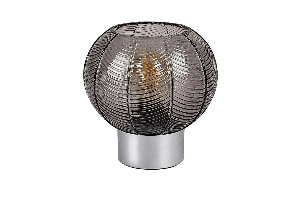 Lampada da tavolo moderna cromata E27 Monet Rabalux