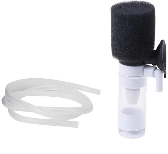 Filtro per acquario a doppia fase - Pompfilter silenzioso - Filtro sicuro in plastica - Facile da pulire - Design duraturo - Filtro per acquario