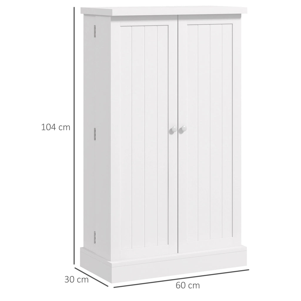 Mobile Cucina con Ripiani ¨C Xylo ¨C Bianco MDF 60x30x104 cm