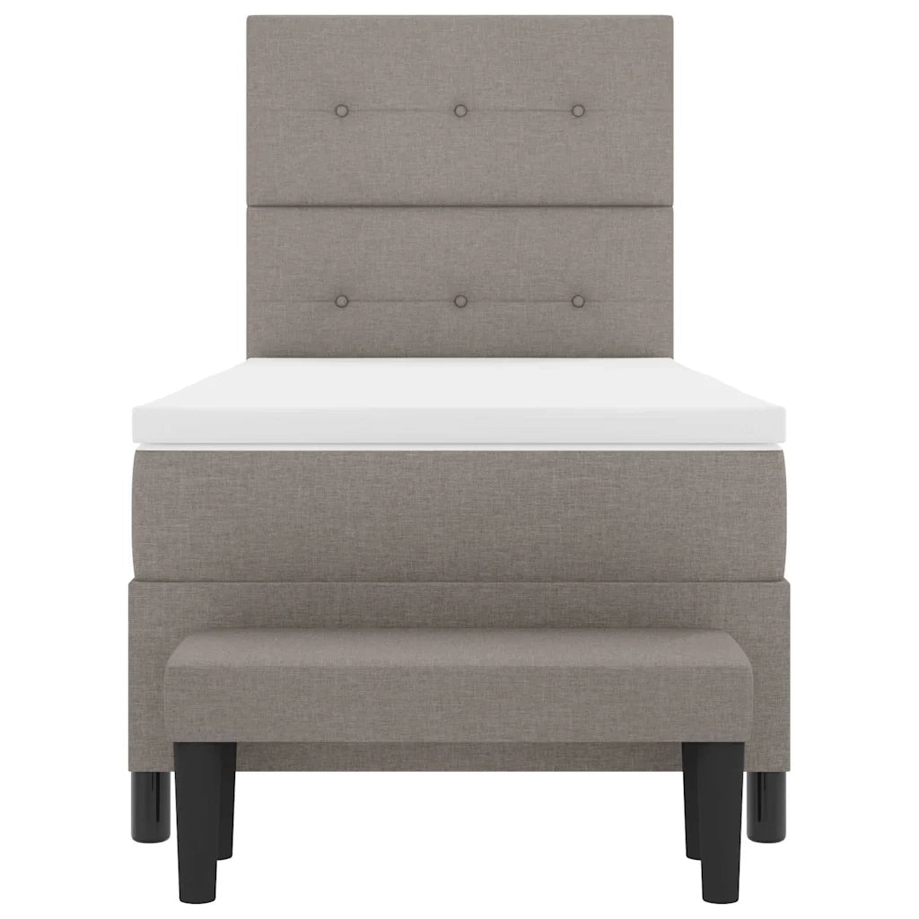 Letto a molle con testiera Talpa 80 x 200 cm Tessuto 3344027
