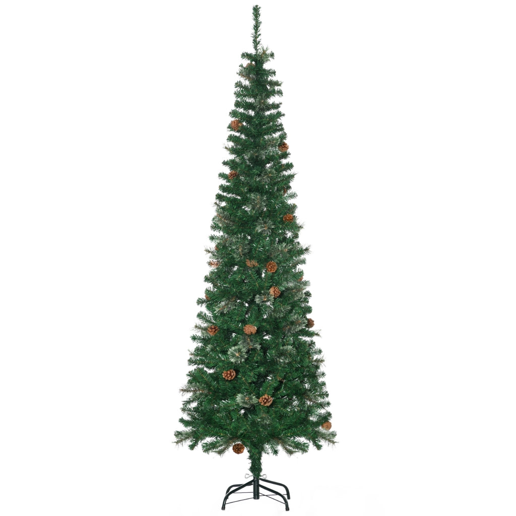 Albero di Natale Artificiale ¨C Minimal ¨C Verde 54x195 cm