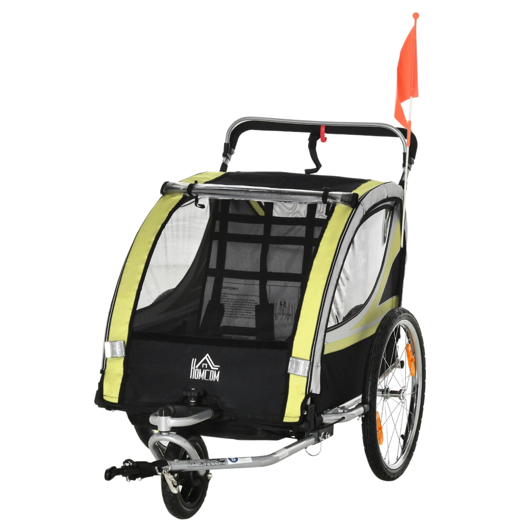 Carrello Bicicletta per 2 Bambini ¨C Minimal ¨C Giallo
