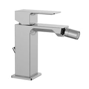 Miscelatore bidet in ottone cromato monocomando con scarico automatico Elle