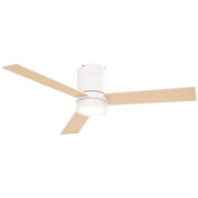 Ventilatore a Soffitto con Luce LED ¨C Minimal ¨C Bianco ?112x25 cm 48W