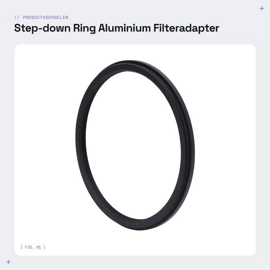 Adattatore di filtro a passo ridotto in alluminio - 95 mm a 86 mm - Resistente all'usura e resistentente alla ruggine - Adatto per obiettivi fotocamera - 86 mm UV ND - Filtro ND 86mm UV