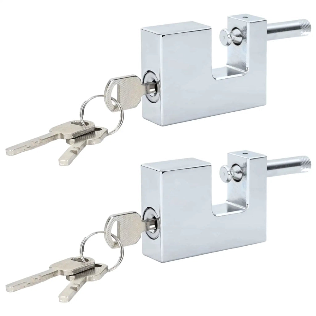 Lucchetto 2 pcs Argento Acciaio 42020732