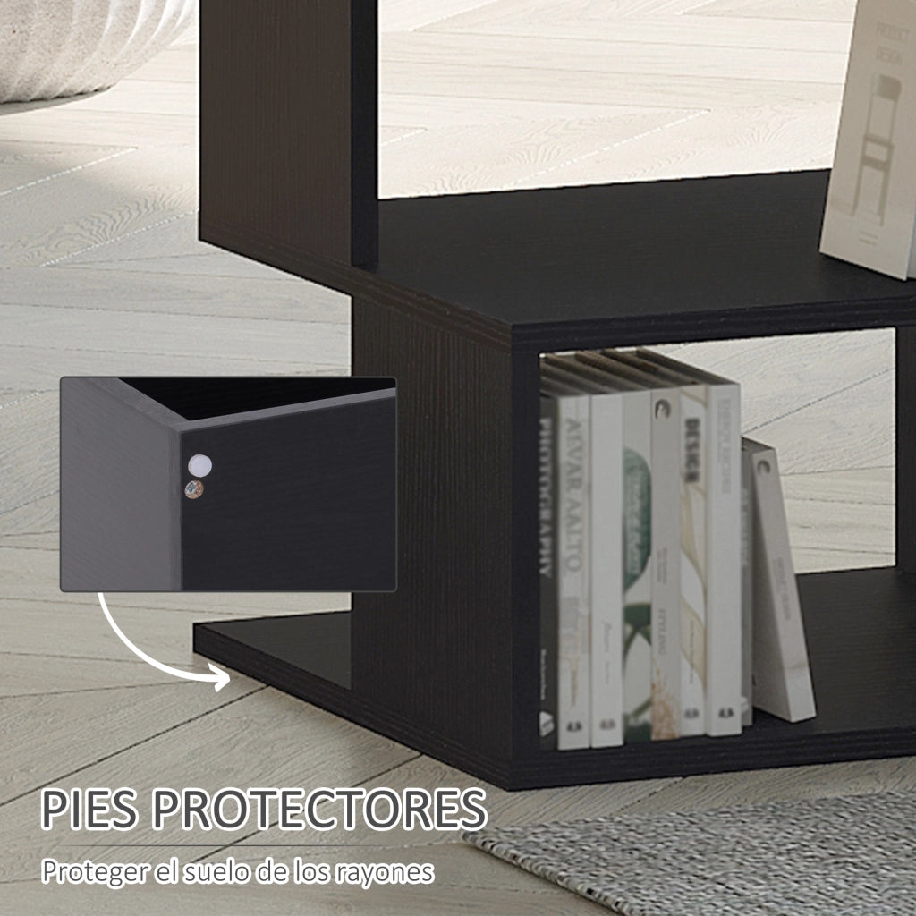 Tavolino 3 Livelli ¨C Minimal ¨C 40x40x43 cm Nero