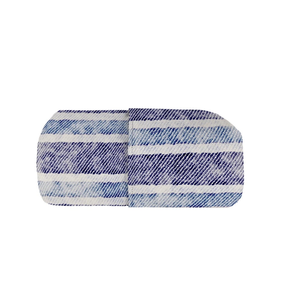 Trapuntino Double Face Estivo Singolo in Microfibra 100 gr con Stampa Jeans Stripes Basic