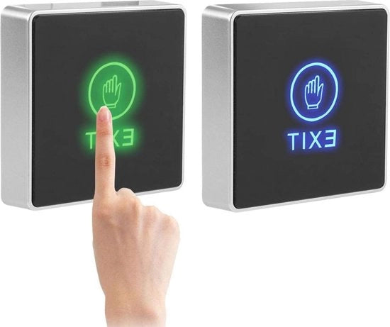 Pulsante di uscita - Pannello di commutazione LED per sistema di controllo accessi porte.