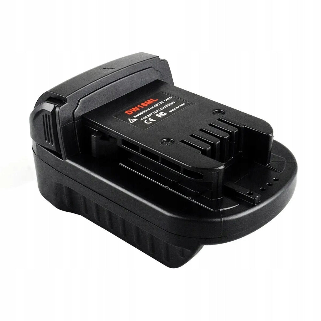 Adattatore Batteria Dewalt 18V a Milwaukee 18V DW18ML – Compatibile con Utensili Milwaukee 18V