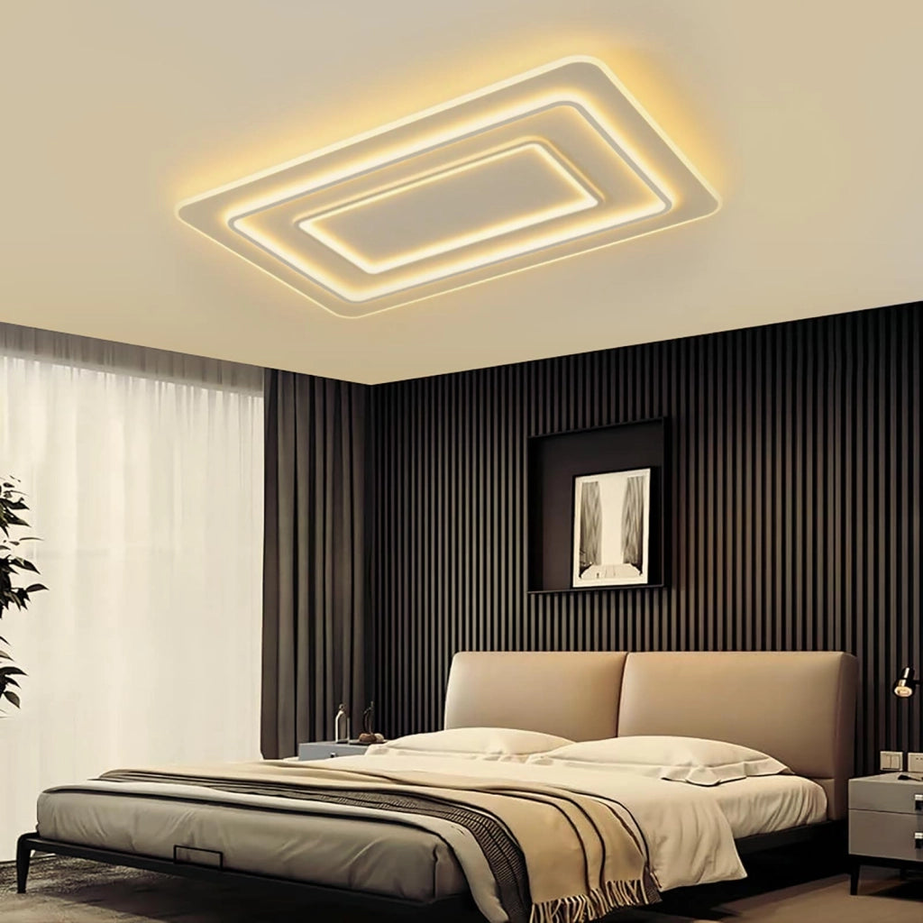 Plafoniera moderna BLUETOOTH LED 123W CCT da 3000K a 6500K lampada 3 step soffitto luce con telecomando 230V
