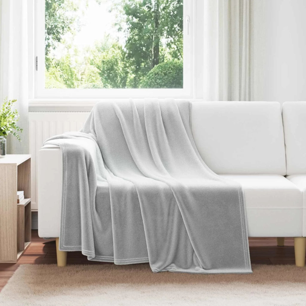 Coperta Grigio 150 x 200 cm Panno 42016770