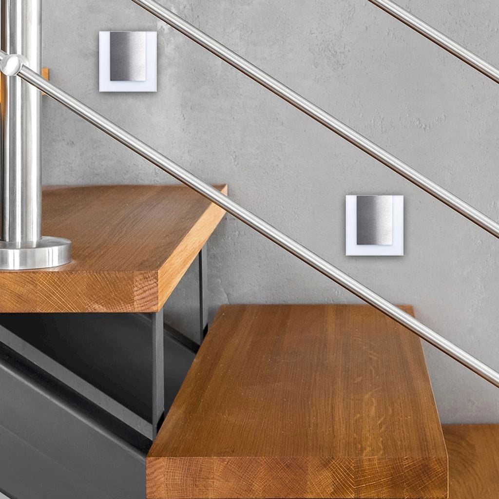 Lampada da scala LED Capri 0,6W 6500K Eko-Light argento bianco