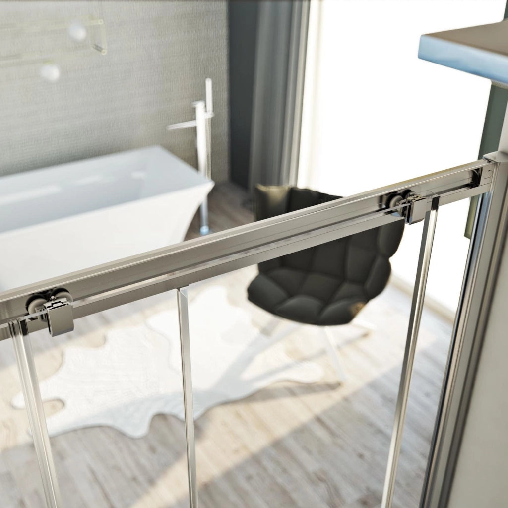 Box doccia 100x120CM H198 trasparente mod. Evolution
